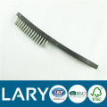 (7463) high quality cleaning steel wire brush with plastic handle